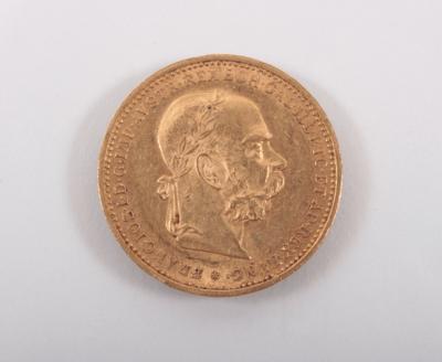 Goldmünze 20 Kronen, Österreich 1895 - Kunst, Antiquitäten und Schmuck