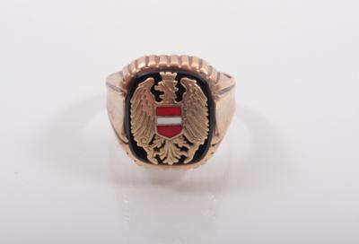Ring mit Bundesadler - Umění, starožitnosti, šperky