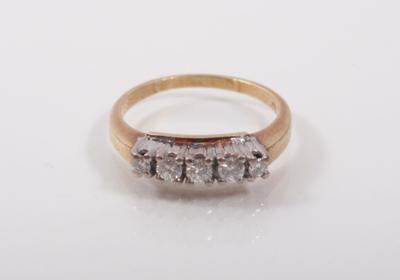 Brillantdamenring 0,32 ct - Antiques, art and jewellery