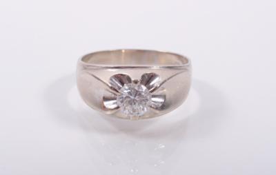 Brillantring 0,76 ct - Antiques, art and jewellery