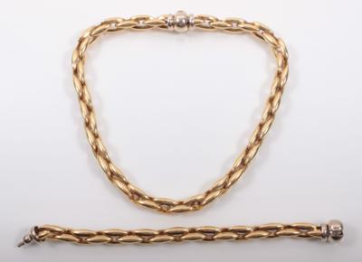 Fassonarmkette und -halskette - Antiques, art and jewellery