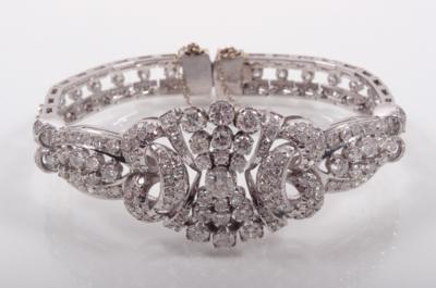 Brillant- Diamantarmkette zus. ca. 12 ct - Antiques, art and jewellery