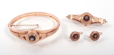 Diamantrauten-Damenschmuckgarnitur - Arte, antiquariato e gioielli