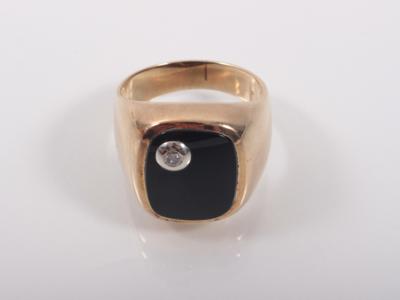 Onyx Brillantring - Arte, antiquariato e gioielli