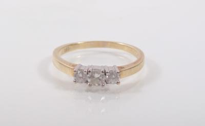 Brillantdamenring zus. 0,36 ct - Antiques, art and jewellery