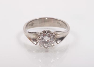 Brillantsolitärdamenring 1,09 ct - Antiques, art and jewellery