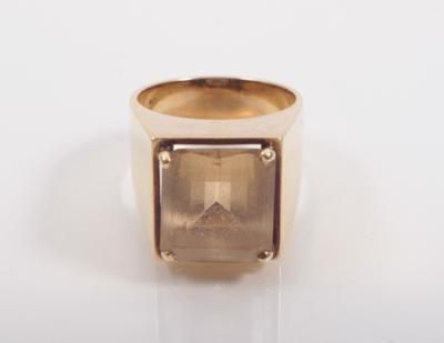 Citrin Ring - Antiques, art and jewellery