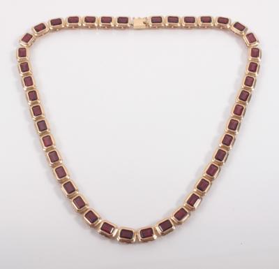 Granatcollier - Arte, antiquariato e gioielli