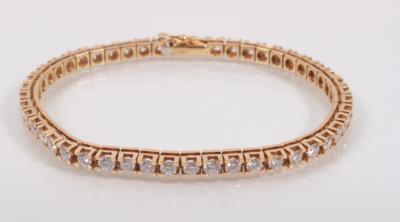 Brillantarmkette zus. ca. 5,50 ct - Kunst, Antiquitäten und Schmuck