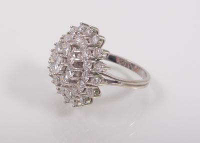 Brillantdamenring zus. ca. 4 ct - Kunst, Antiquitäten und Schmuck