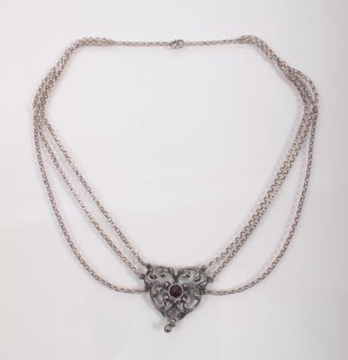 Granatcollier - Kunst, Antiquitäten und Schmuck