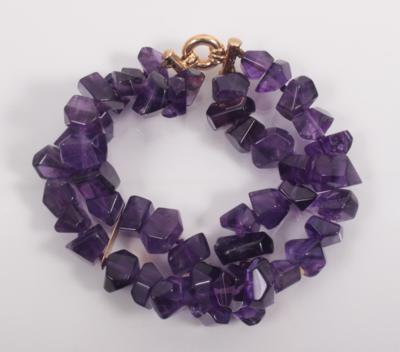 Amethystarmkette - Antiques, art and jewellery