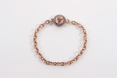 Ankerarmkette Diamantrauten zus. ca. 0,15 ct - Antiques, art and jewellery