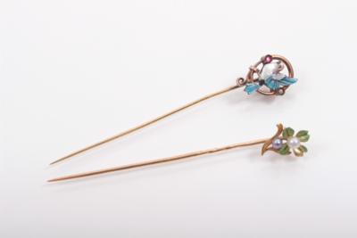 Krawattennadel "Blume" - Kunst, Antiquitäten und Schmuck