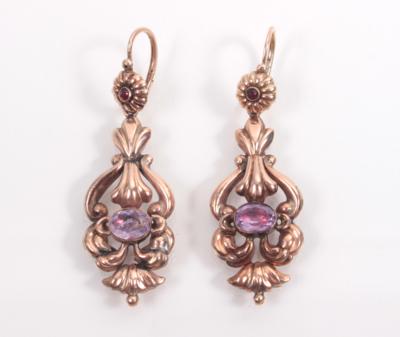 Amethystohrgehänge - Art Antiques and Jewelry