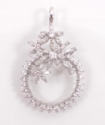 Brillant- Diamantbrosche bzw. Anhänger - Art Antiques and Jewelry