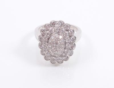 Brillantdamenring zus. ca. 1,60 ct - Art Antiques and Jewelry