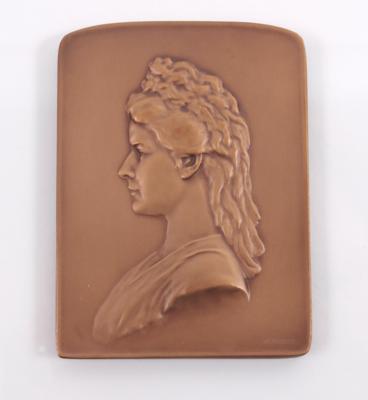 Bronze Plakette "Sissi" - Kunst, Schmuck, Antiquitäten