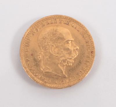 Goldmünze 10 Kronen, Österreich 1897 - Arte Antiquariato e Gioielli