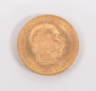 Goldmünze 10 Kronen, Österreich 1905 - Umělecké starožitnosti a šperky