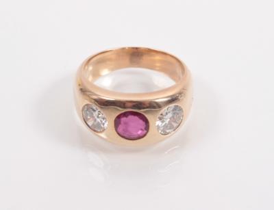 Rubin-Diamantring - Art Antiques and Jewelry