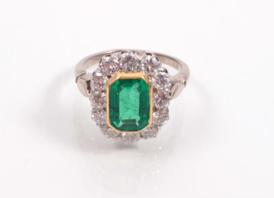 Smaragddamenring ca. 1,70 ct - Art Antiques and Jewelry