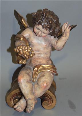 Barocker Engel mit Trauben - Art and antiques
