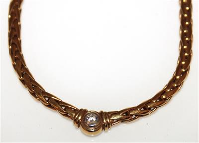 Brillantcollier, 0,40 ct - Art and antiques