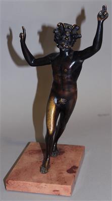 Bronzefigur "Tanzender Faun" - Arte e antiquariato