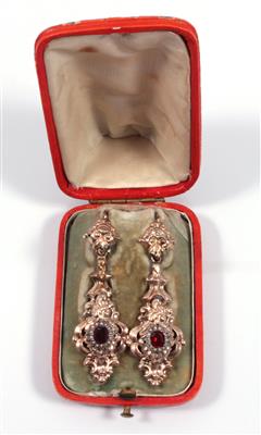 Spätbiedermeier Ohrgehänge - Antiques, art and jewellery