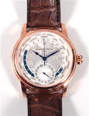 Frederique Constant Classic Worldtimer Limited 1834/1888 - Art, antiques and jewellery
