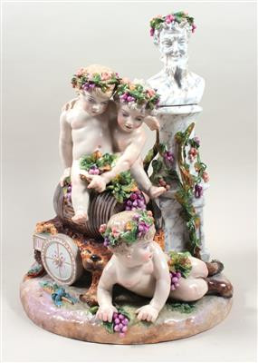 Porzellanfigurengruppe "Kleine Bacchanten" - Art, antiques and jewellery