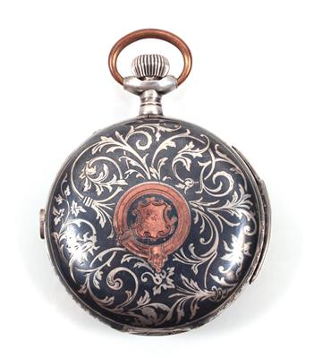 Tulasilberne Herrentaschenuhr - Art, antiques and jewellery