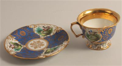 Kaffeeschale mit Untertasse - Antiques, art and jewellery