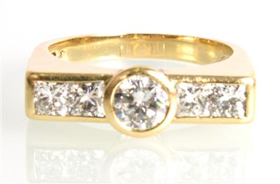 Brillant-Diamantring zus. ca.1 ct - Jewellery
