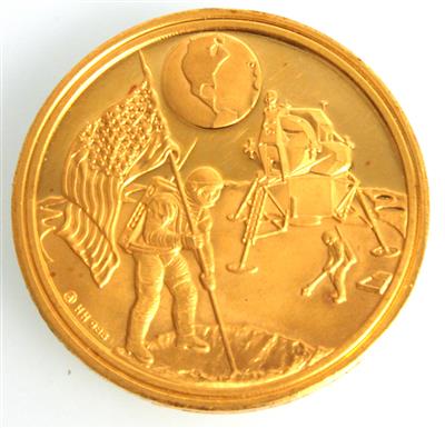 Goldmedaille"Landung am Mond" - Jewellery