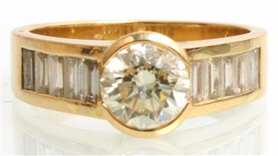 Brillantring zus. ca. 1,60 ct - Jewellery