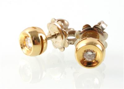 Brillantohrstecker zus. ca. 0,10 ct - Jewellery