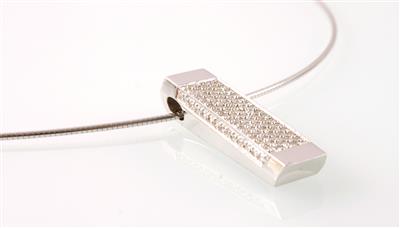 Brillantcollier zus. 1 ct - Klenoty