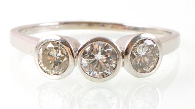 Brillantring zus. ca. 0,90 ct - Online-Weihnachtsauktion