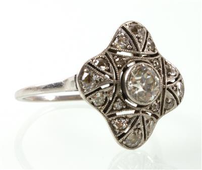 Diamantring zus. ca. 0,65 ct - Gioielli