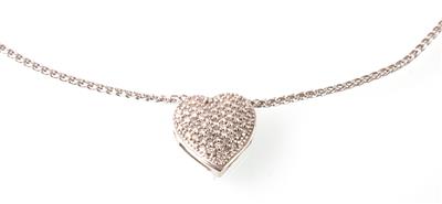 Diamantcollier zus. ca. 0,35 ct - Schmuck Onlineauktion