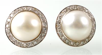 Diamantohrclips zus. ca. 0,80 ct - Jewellery