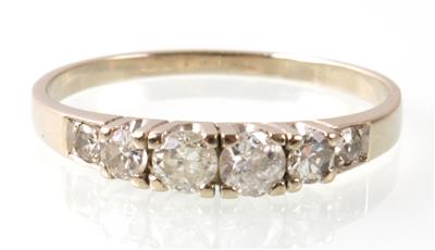 Altschliffbrillanten-Brillant ring zus. ca. 0,55 ct - Schmuck Onlineauktion