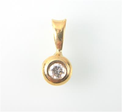 Brillantanhänger ca. 0,15 ct - Gioielli