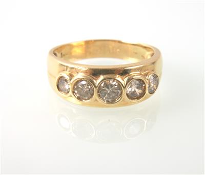 Brillantring zus. 1 ct - Klenoty