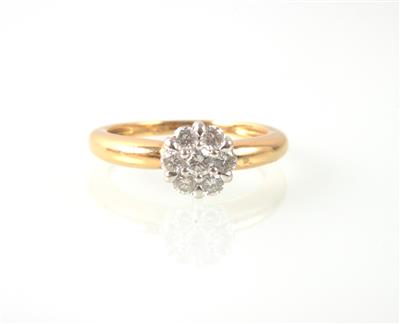 Brillantring zus. ca. 0,60 ct - Klenoty