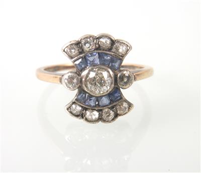 Altschliffbrillant/Diamantring zus. ca.0,60 ct - Jewellery