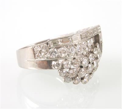 Brillant-Diamantring zus. ca.2,40 ct - Klenoty