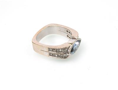 Saphir Brillant Ring - Klenoty